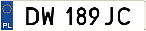 Truck License Plate